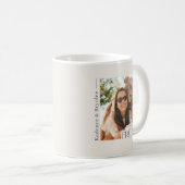 Moderne Typografie-Beste-Freunde-Foto Kaffeetasse (VorderseiteRechts)