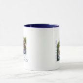 Moderne Typografie-Beste-Freunde-Foto Tasse (Zentrum)