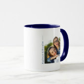 Moderne Typografie-Beste-Freunde-Foto Tasse (VorderseiteRechts)