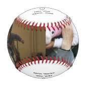 Moderne Typografie Beste Grampen je Foto Geschenk Baseball (Vorderseite)