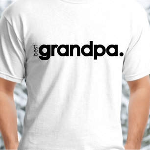 Moderne Typografie Bester Opa-T - Shirt