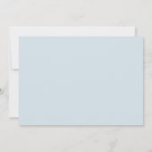 Moderne Typografie Botanischer Hochzeitssaal Einladung (Rückseite)