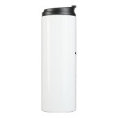 Moderne Typografie Brautjungfer Geschenk Thermosbecher (Nach links gedreht)