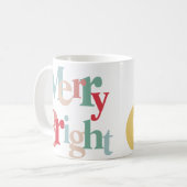 Moderne Typografie - Chriatmas Kaffeetasse (Vorderseite Links)