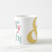 Moderne Typografie - Chriatmas Kaffeetasse (Mittel)