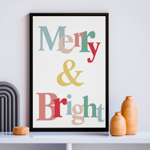 Moderne Typografie - Chriatmas Poster