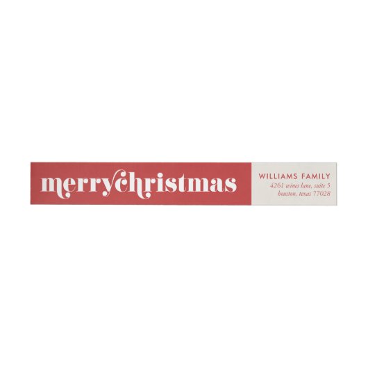 Moderne Typografie Custom Christmas (Person)