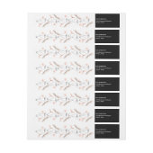 Moderne Typografie Dandelion Wedding Einladung (Bogen)