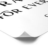 Moderne Typografie Dankbarkeit Poster (Ecke)