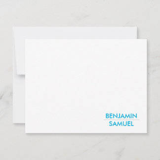 Moderne Typografie Danke Bar Mitzvah RSVP Karte