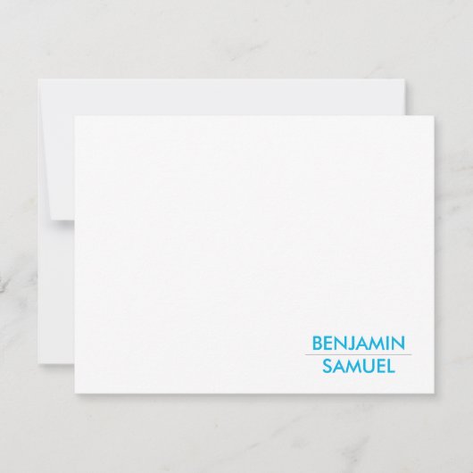 Moderne Typografie Danke Bar Mitzvah RSVP Karte (Vorderseite)