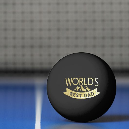 Moderne Typografie des "Weltbesten Vaters" Vaterta Tischtennisball (Netto)