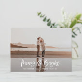 Moderne Typografie Drehbuch Bluephoto Weihnachten (Stehend Vorderseite)