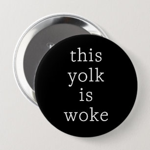 Moderne Typografie Egg Trending Funny Spaß Button