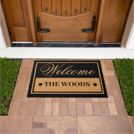 Moderne Typografie Ehepaar Geschenke Fußmatte