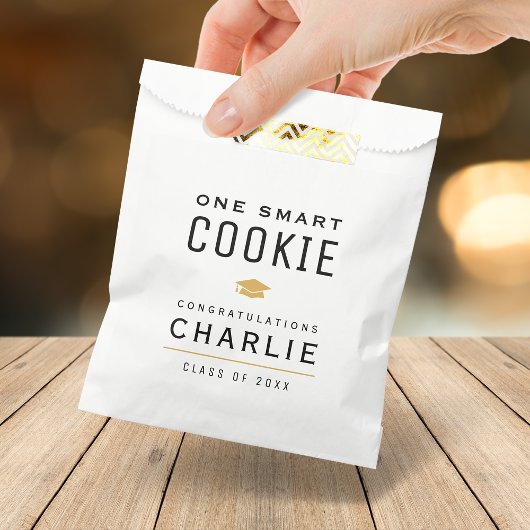 Moderne Typografie Ein Smart Cookie Abschluss Geschenktütchen