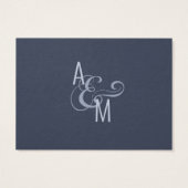 Moderne Typografie Einfache Elegante Hochzeit Empf (Rückseite)