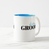 Moderne Typografie Einfache Personalisierte Tasse (VorderseiteRechts)