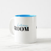 Moderne Typografie Einfache Personalisierte Tasse (Vorderseite Links)