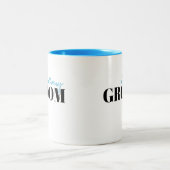 Moderne Typografie Einfache Personalisierte Tasse (Mittel)