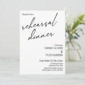 Moderne Typografie Einfache Probe Einladung (Stehend Vorderseite)