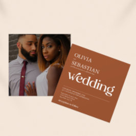 Moderne Typografie Einladung