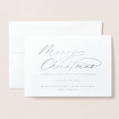 Moderne Typografie, elegante Drehbücher 1 Foto Folienkarte (Vorderseite mit Umschlag)