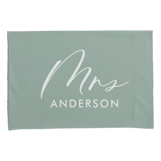 Moderne Typografie elegante Drehbücher und Geschen Kissenbezug (Vorderseite-Rechts)