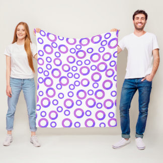 Moderne Typografie Fleecedecke