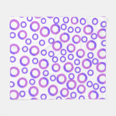 Moderne Typografie Fleecedecke (Vorderseite (Horizontal))