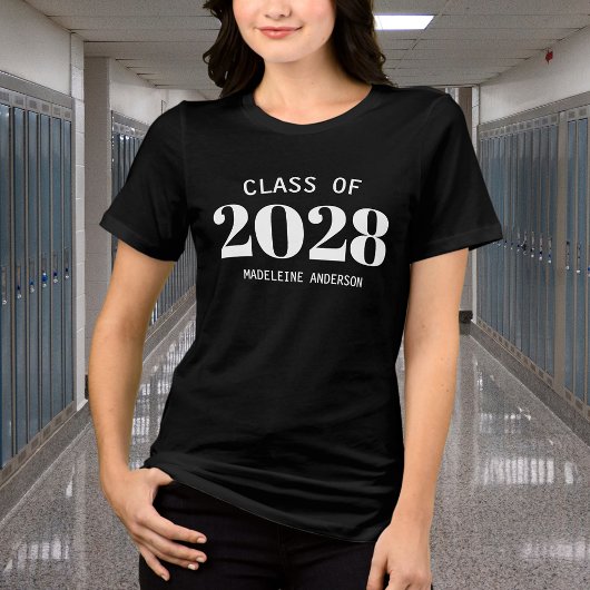 Moderne Typografie Foto-Abschlussfeier Tri-Blend Shirt