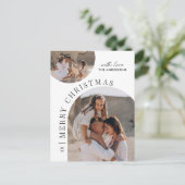 Moderne Typografie-Foto-Collage Weihnachten (Stehend Vorderseite)