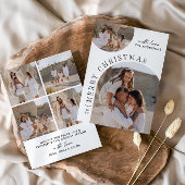 Moderne Typografie-Foto-Collage Weihnachten