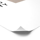 Moderne Typografie-Foto-Collage Weihnachten Poster (Ecke)