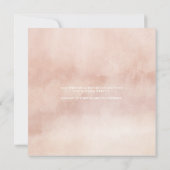 Moderne Typografie-Foto Hochzeit Einladung (Rückseite)