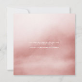 Moderne Typografie-Foto Hochzeit Einladung (Rückseite)