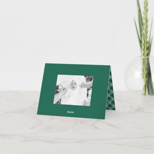 Moderne Typografie Frohe Weihnachten 2 Foto (Rückseite)