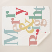 Moderne Typografie fröhlich und hell Sherpadecke (Vorderseite (Horizontal))