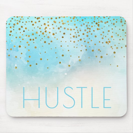 Moderne Typografie Gedrängewatercolor-| Mousepad (Vorne)