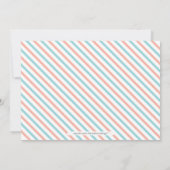 Moderne Typografie Girl Baby Dusche, Sprinkle Einladung (Rückseite)