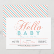 Moderne Typografie Girl Baby Dusche, Sprinkle