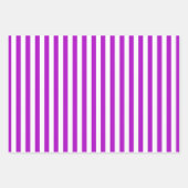 Moderne Typografie Girl Lila Script Baby Dusche Geschenkpapier Set (Vorderseite 3)