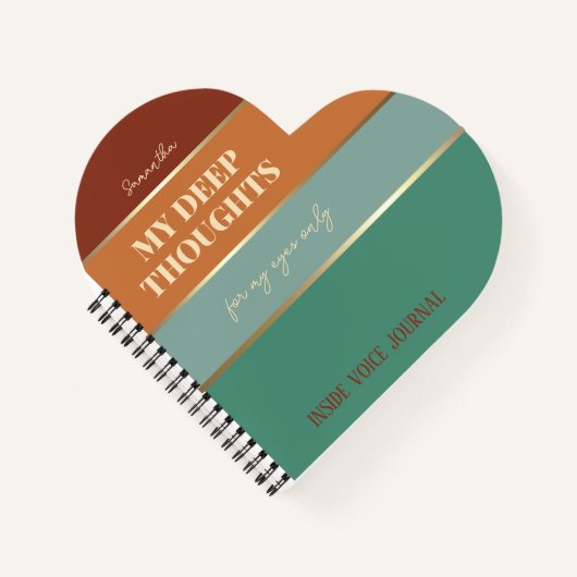 Moderne Typografie Gold Elegantes Pocket Notebook Notizblock (Vorderseite)