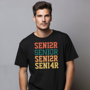 Moderne Typografie Graduate Senior 2024 T-Shirt