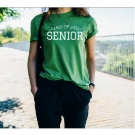Moderne Typografie Graduate Senior 2024 T-Shirt