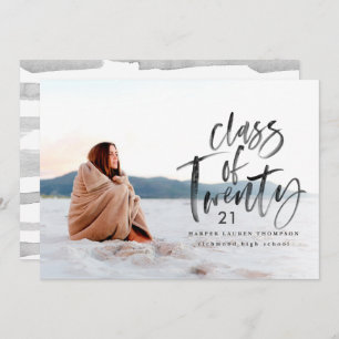 Moderne Typografie-Graduiertenankündigung Ankündigung