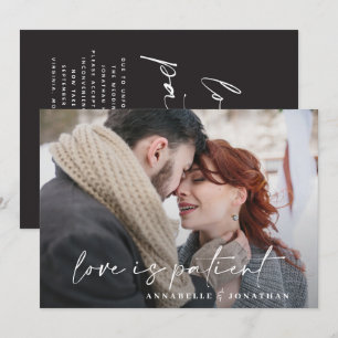 Moderne Typografie Hochzeit verschoben Rettet das  Save The Date