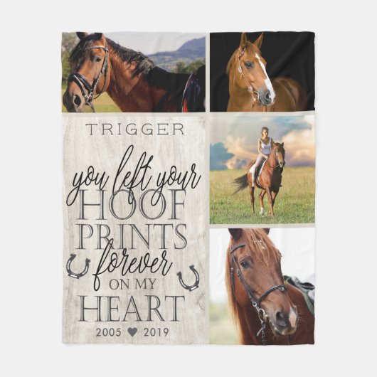 Moderne Typografie-Horst-Gedenkstätte Fleecedecke (Vorderseite)