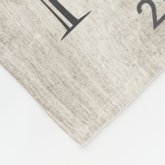 Moderne Typografie-Horst-Gedenkstätte Fleecedecke (Ecke)