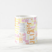 Moderne Typografie Ihr Name Kaffeetasse (Mittel)